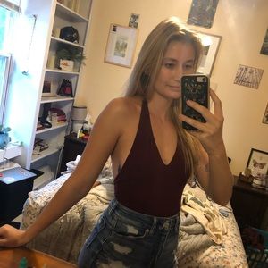 Body suit swoop shirt